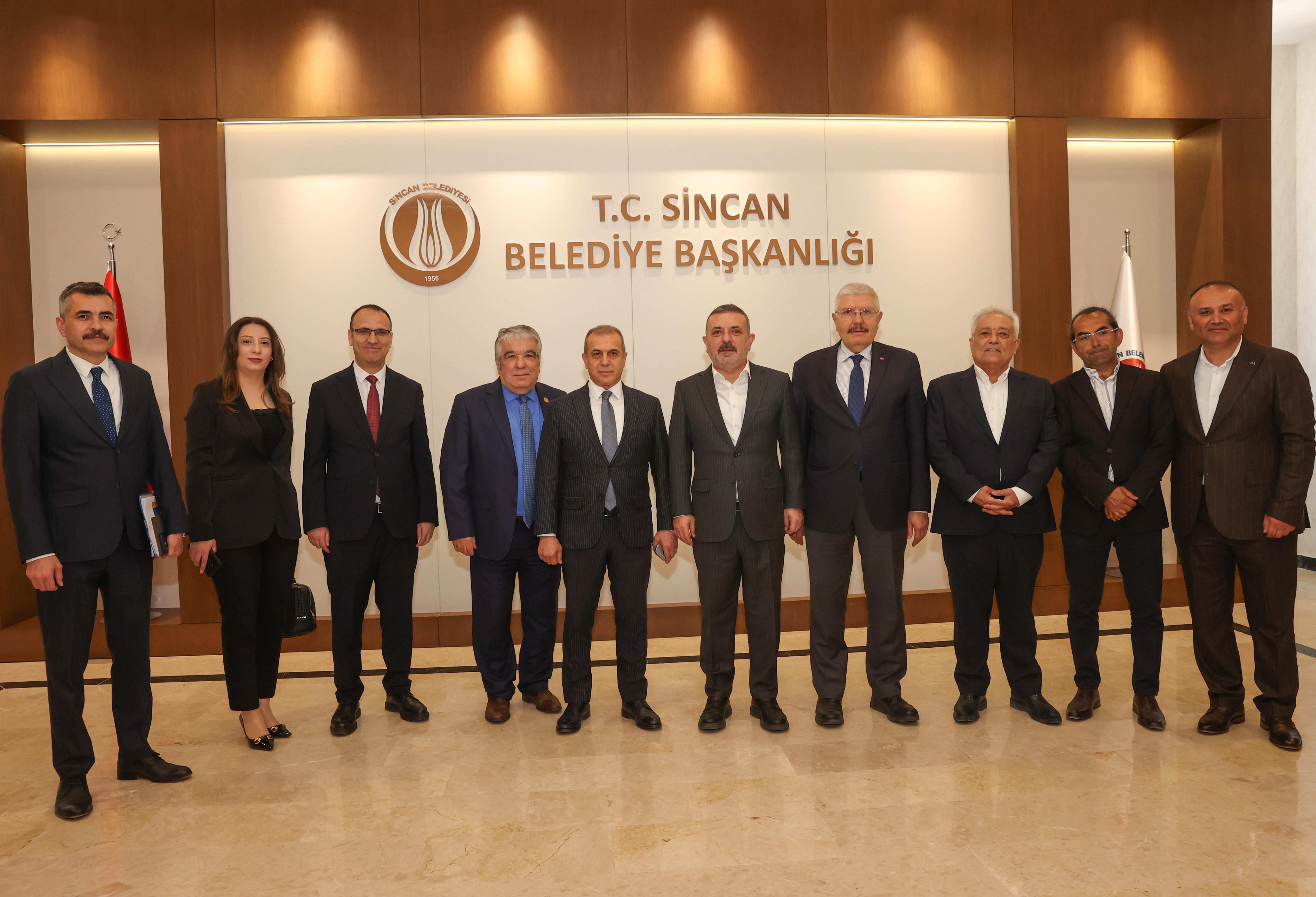 Sincan Belediye Başkanı Murat Ercan Ziyaret Edildi.