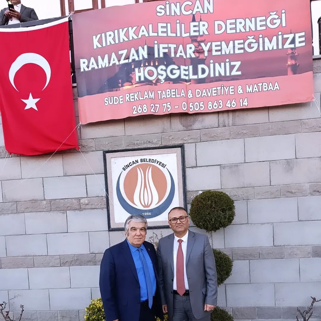 Sincan Kırıkkale Derneği İftar Yemeği Düzenlendi