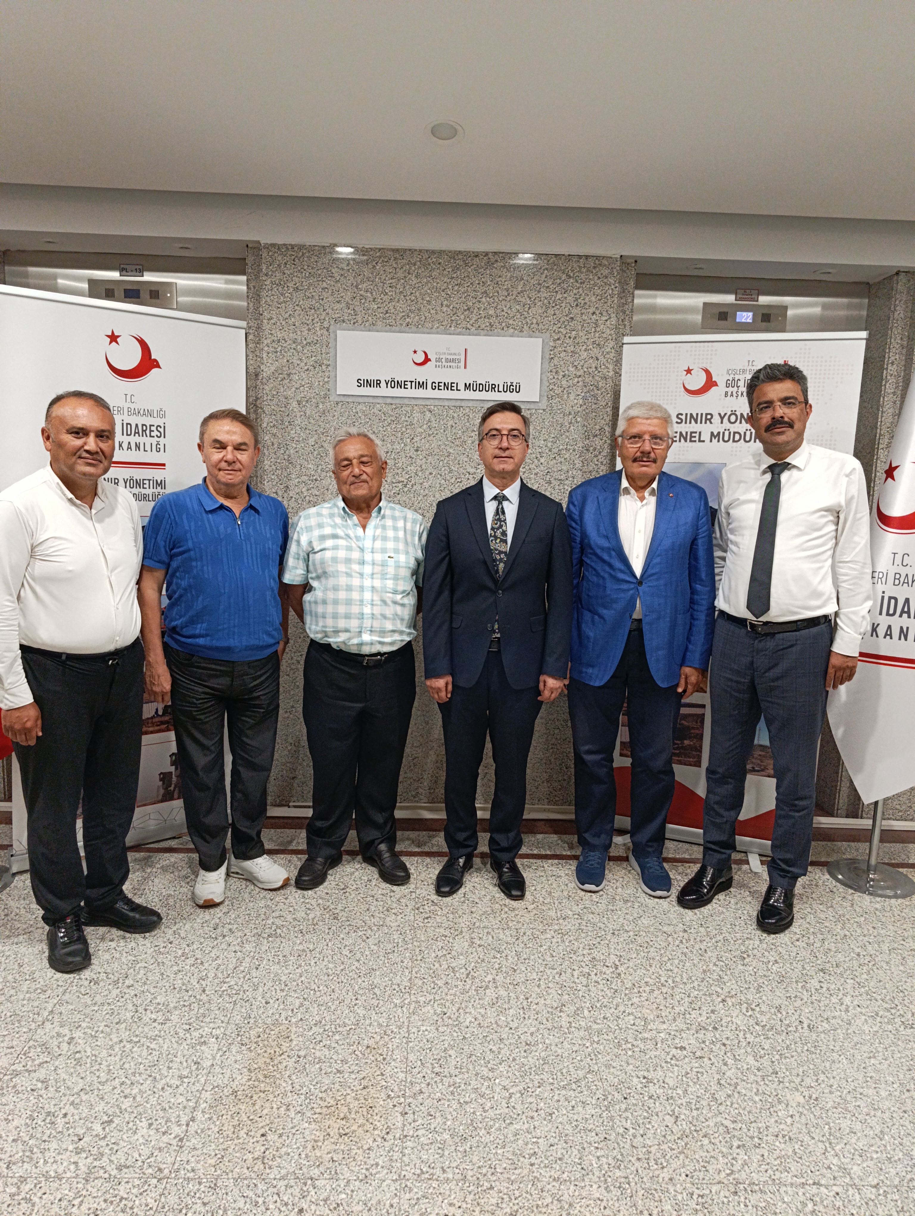 Sınırlar  Yönetimi Genel Müdürü Mehmet Yüzer Ziyaret